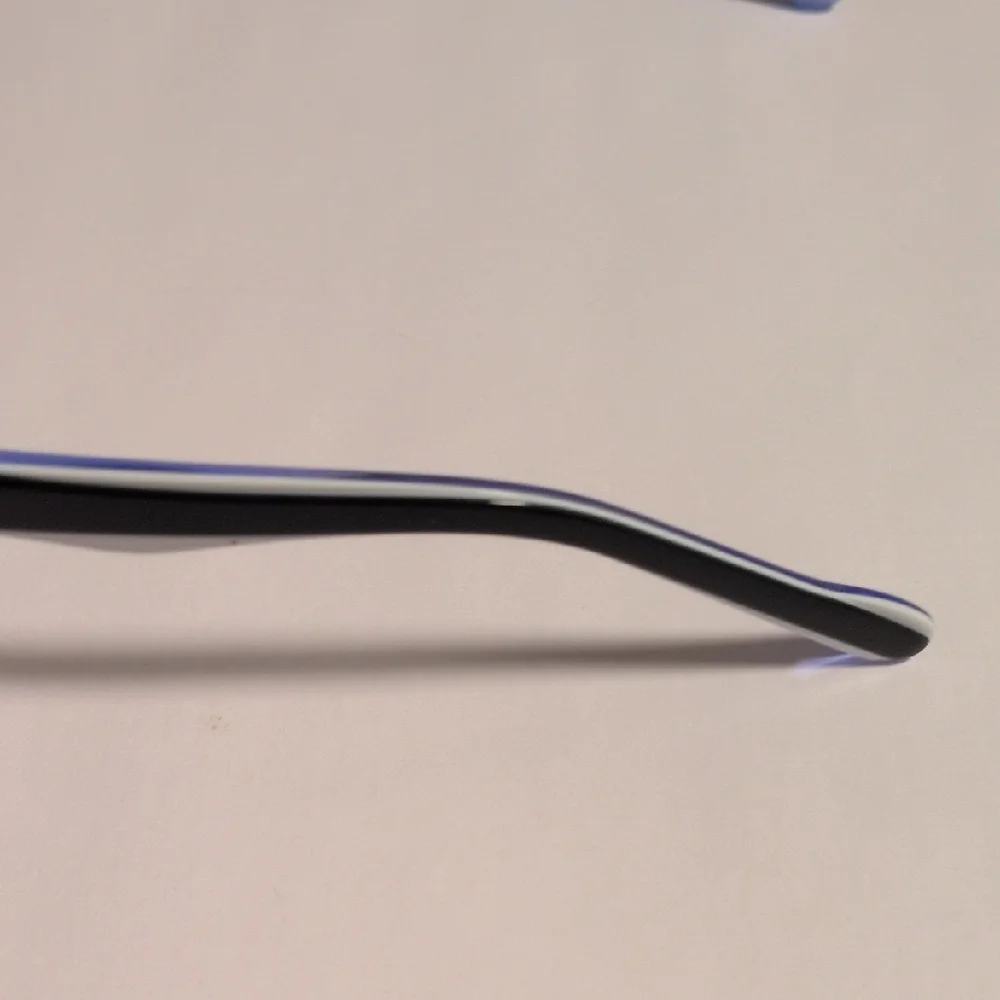 Zenni Blue Prescription‎ Sunglasses with Light Blue Tips